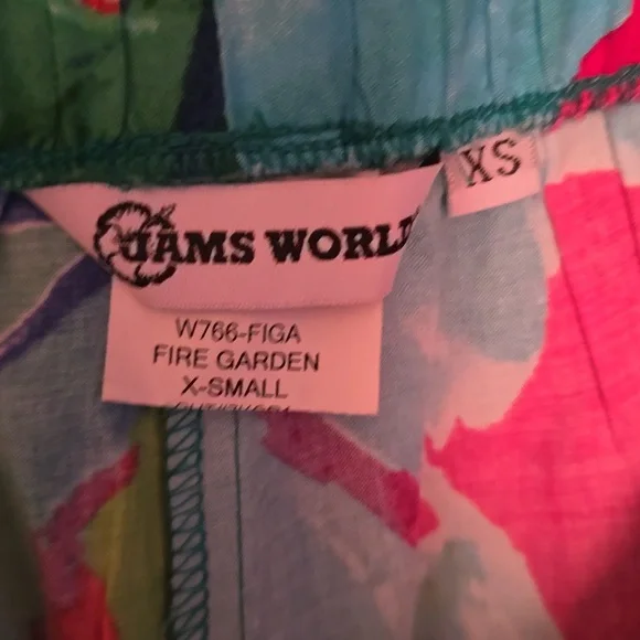 Jams World Multicolor Abstract Pants - Picture 3 of 7